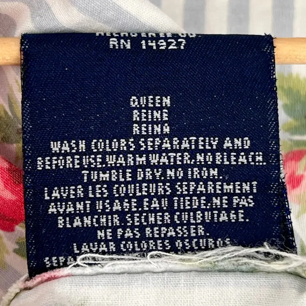 Ralph Lauren Emma Queen Sheets Cottagecore Vintage Flat & Fitted